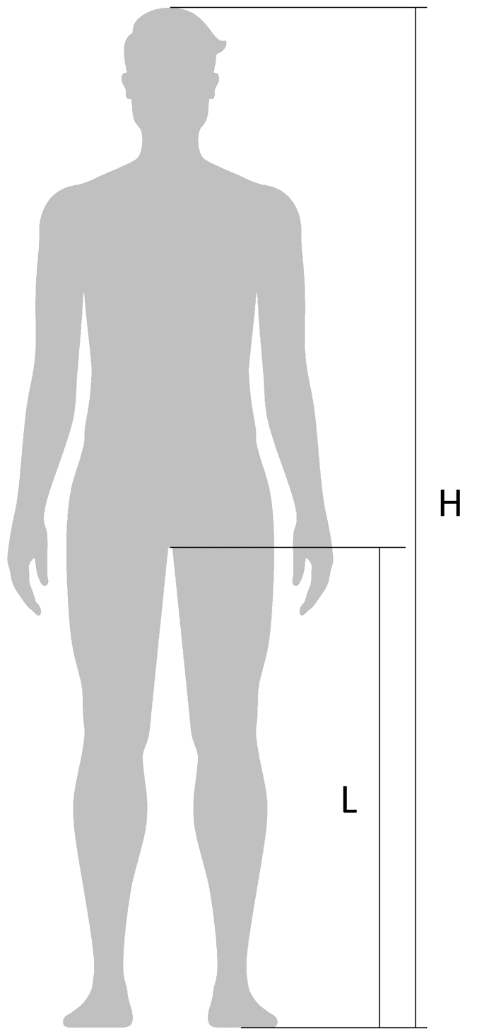 Dĺžka rozkroku a výška postavy